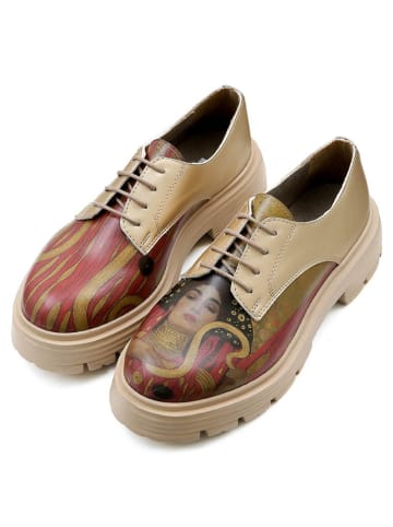 Dogo Brooklyn Halbschuhe - Shine in beige