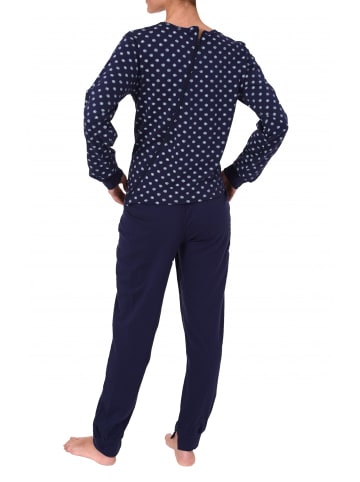 NORMANN Pflegeoverall langarm Reissverschluss - 15989 in navy