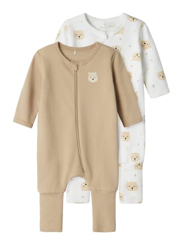 name it Unisex Kleinkind Strampler im 2 Pack mit Zipper