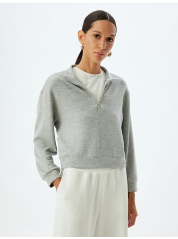 KOTON Sweatshirt in Grau Melange