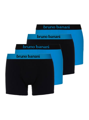 Bruno Banani Retro Short / Pant Flowing in Aqua Blue / Schwarz
