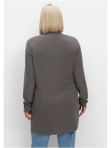 sheego Strickjacke in anthrazit