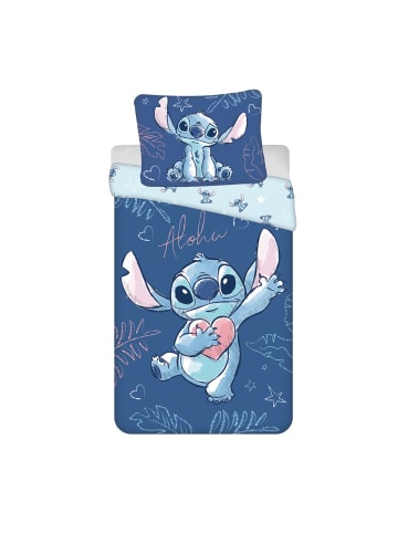 Disney Disney Lilo & Stitch Bettwäsche Aloha Design 140x200 cm 70x90 in Blau