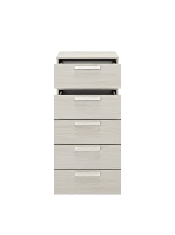 CALICOSY Hochkommode CYRU in Helles - (W)48  x (H)105  x (L)cm