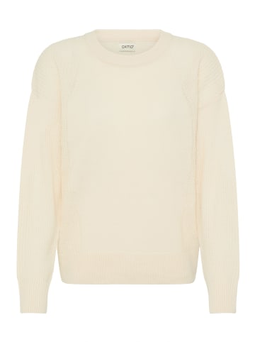 Oxmo Rundhalspullover OXISELMO in Beige