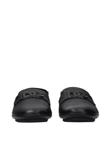 Dolce & Gabbana Schwarz Leder Slip-On Loafer