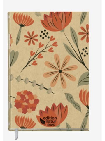 Korsch Kalender - Chef-Timer Edition Natur Floral Symphony 2026