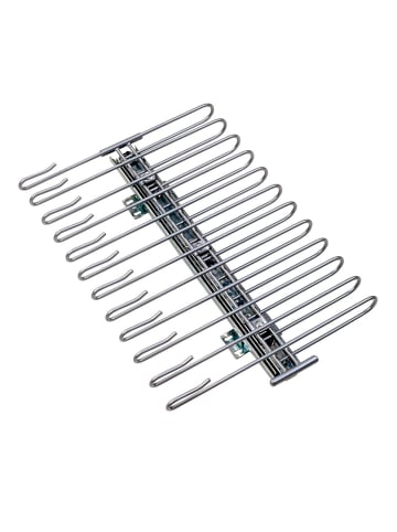 Wenko Schrankauszug Hosenbügel in Silber glänzend