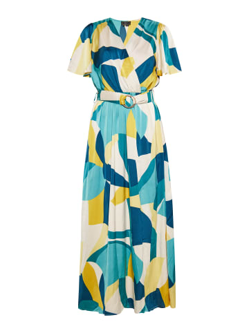 faina Damen Kleid in Blau Mehrfarbig