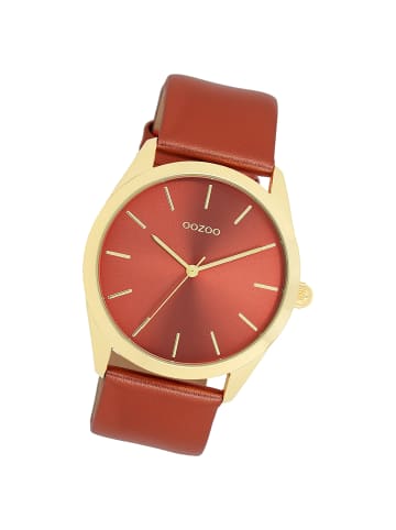 Oozoo Analog-Armbanduhr Oozoo Timepieces rot groß (ca. 40mm)