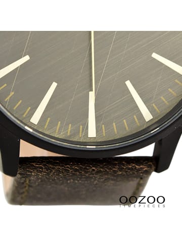 Oozoo Armbanduhr Oozoo Timepieces braun extra groß (ca. 50mm)