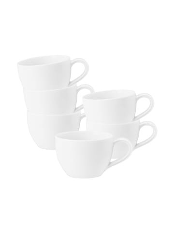 Seltmann Weiden 6er Set Espressotassen Beat Color Glaze in 0,11 l in Weiß