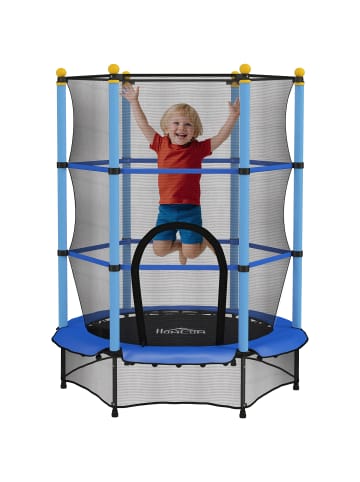 HOMCOM Kindertrampolin 140L x 140B x 190H cm