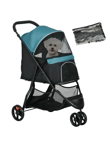 Pawhut Hundebuggy 80,5L x 51,5B x 100H cm