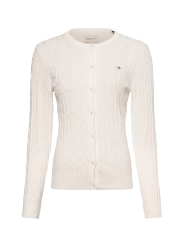 Gant Strickjacke in ecru - 0002