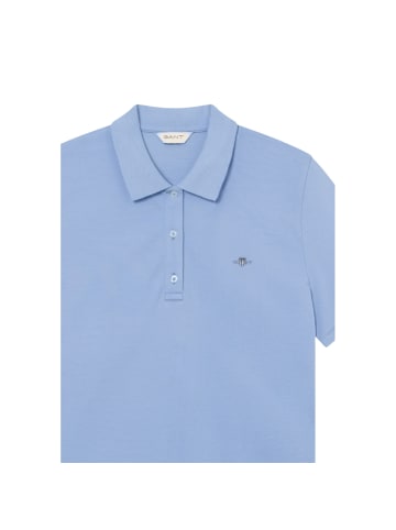 Gant Poloshirt Reg Shield SS Pique in hellblau