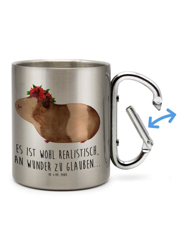 Mr. & Mrs. Panda Kaffeetasse Meerschweinchen Weisheit mit Spruch in Silber
