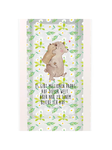 Mr. & Mrs. Panda Gartenlaterne Papa Bär mit Spruch in Transparent