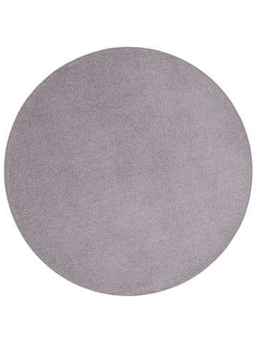 Snapstyle Velours-Teppich Joy Rund in grau