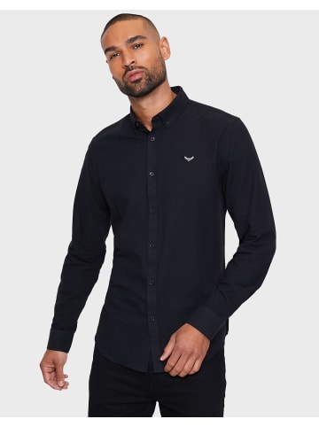 Threadbare Langarmhemd Beacon in Black