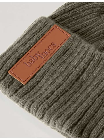 BabyMocs Mütze Vegan in grau
