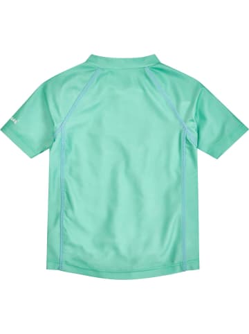 Playshoes UV-Schutz Shirt 1/2-Arm Palmen in mint