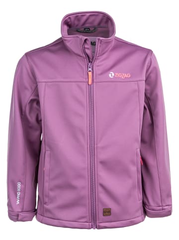 Zigzag Softshelljacke Anakin in 4187 Berry Conserve