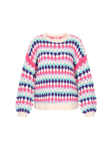 myMo Sweater in turquoise multicolor