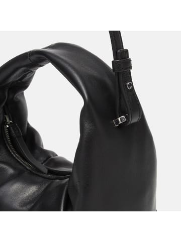 Les Visionnaires Greta Mini Essential Handtasche Leder 23 cm in black