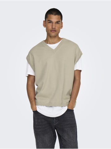 ONLY & SONS Weste in Silver Lining