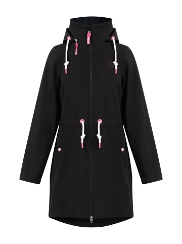 myMO ATHLSR Damen Softshellmantel in Schwarz