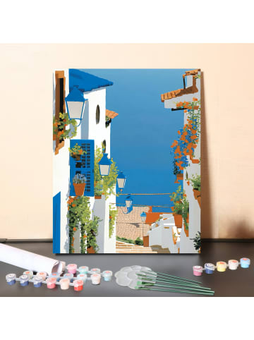 ARTNANAS DIY Malen nach Zahlen Set-"Blumengasse" 