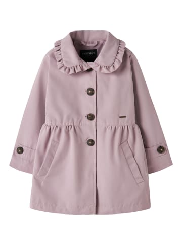 name it Übergangs-Kurzmantel NMFMADELIN TRENCH COAT in keepsake lilac