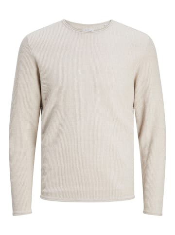 Jack & Jones Strickpullover in Oatmeal