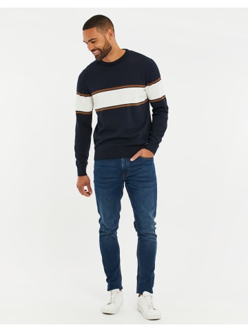 Threadbare Pullover THB Jumper Crew Greenwich in Navy