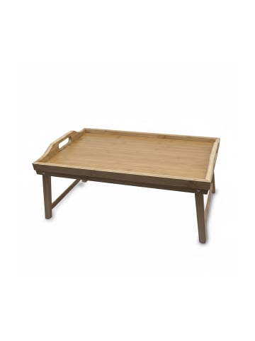 relaxdays Betttablett in Natur - (B)50 x (H)20 x (T)30 cm