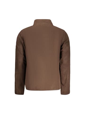 Braun Polyester Herren Sweatjacke