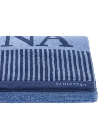 Schiesser Saunatuch Rom in Hellblau