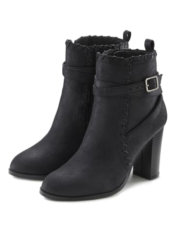 LASCANA High-Heel-Stiefelette in schwarz