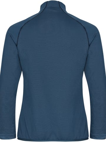 Odlo Longsleeve "Mid Layer 1/2 Zip Berra Light" in Blau