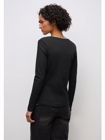 Street One 'Shirt mit Herzausschnitt' Schwarz