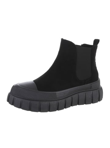 Ital-Design Stiefelette in Schwarz