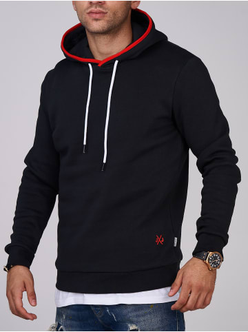 Jack & Jones Kapuzenpullover Print - INFINITY SWEAT HOOD in Black