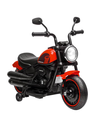 HOMCOM Elektromotorrad in Rot 76L x 42B x 57H cm