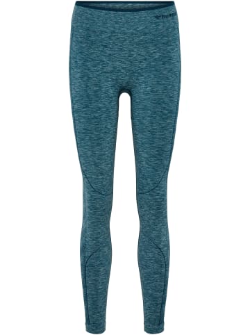 Hummel Hummel Leggings Hmlmt Una Multisport Damen in DEEP TEAL MELANGE
