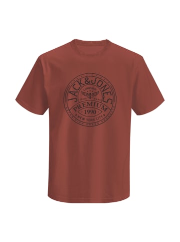 Jack and Jones T-Shirt JPRBLUZACK SS Tee in Rot