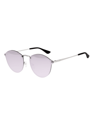 Sixty One Polarisierte Sonnenbrille "Picchu" in Silber/Lavendel