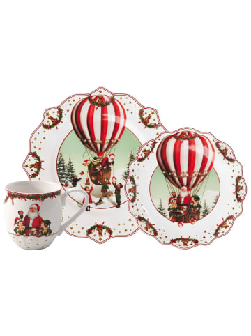 Villeroy & Boch 3er Set Frühstücks-Set Annual Christmas Edition bunt in bunt