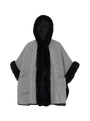Usha Women Poncho in Wollweiss