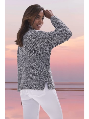 Buffalo Stehkragenpullover in schwarz-weiß